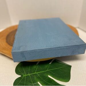 Reed & Barton Faux Suede Travel Jewelry Organizer Box